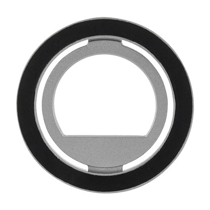 Guess MagSafe žiedo stovas su cirkoniais – magnetinis telefono laikiklis su stovo funkcija (sidabrinis)