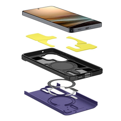Spigen Tough Armor MagSafe dėklas Samsung Galaxy S26 Ultra (Erbėtinė violetinė)
