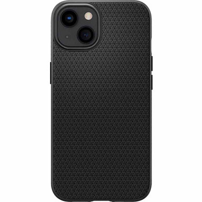 Spigen Liquid Air – dėklas, skirtas „iPhone 13 Mini“ (juodas)