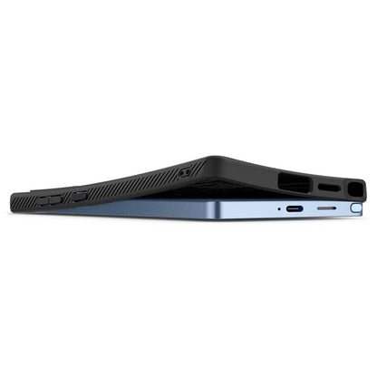 Spigen Liquid Air – dėklas, skirtas „Samsung Galaxy S25 Ultra“ (matinė juoda)