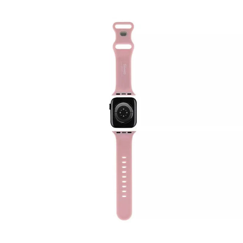 „Hello Kitty“ silikoninis apyrankė „Kitty Head“ – „Apple Watch“ 42/44/45/49 mm (rožinė)