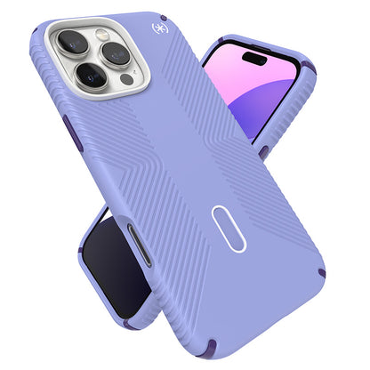 Speck Presidio2 Grip ClickLock & MagSafe – dėklas iPhone 16 Pro Max (Future Lavender / Cassis Purple / White)