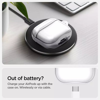 Spigen Ultra Hybrid – Dėklas Apple AirPods 4 (Jet White)