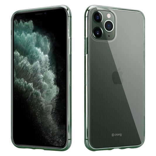 Crong Crystal Slim Cover – Lankstus dėklas, skirtas „iPhone 11 Pro“ (skaidrus)