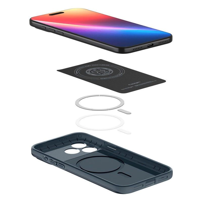 Spigen Thin Fit Mag MagSafe – Dėklas iPhone 17 Pro Max (Metal Slate)
