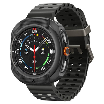 Spigen Liquid Air - Dėklas, skirtas Samsung Galaxy Watch 8 Classic 46 mm (Matinė juoda)