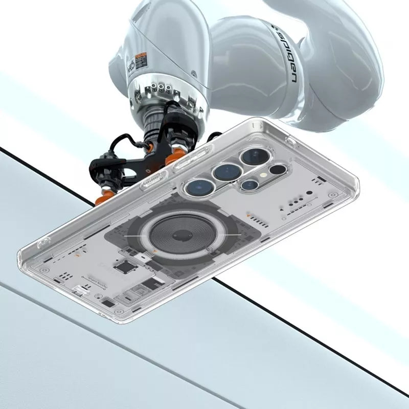 Spigen Ultra Hybrid Mag MagSafe – dėklas, skirtas „Samsung Galaxy S25 Ultra“ (Neo One)