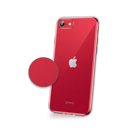 Crong Crystal Slim Cover – apsauginis dėklas SE 2020 / iPhone 8 / 7 (skaidrus)