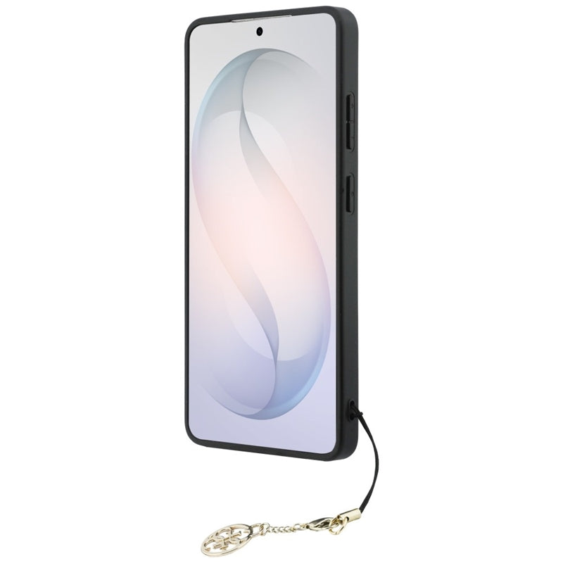 Guess 4G Classic Logo Charm MagSafe dėklas - Samsung Galaxy S26 Ultra (Juodas)