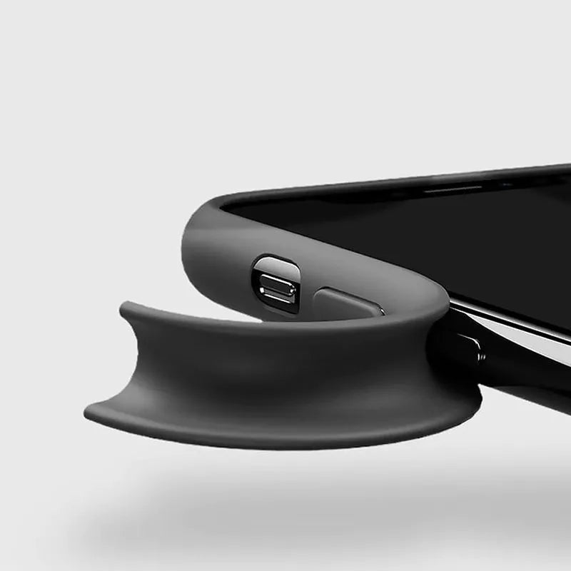 Crong Color Cover – Lankstus dėklas „iPhone 11“ (juodas)