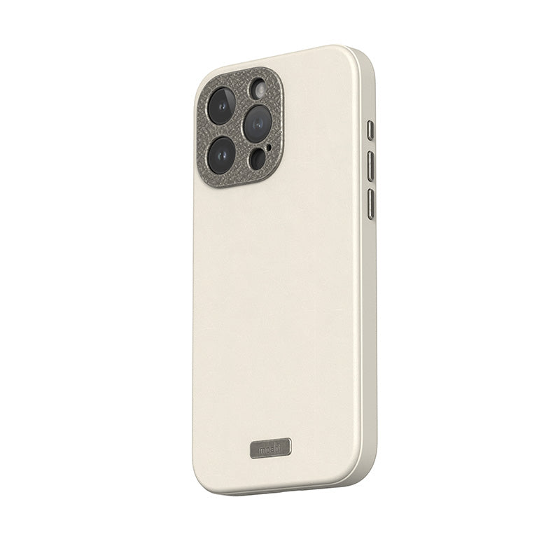 Moshi Napa MagSafe – odos dėklas skirtas iPhone 15 Pro (Eggnog White)
