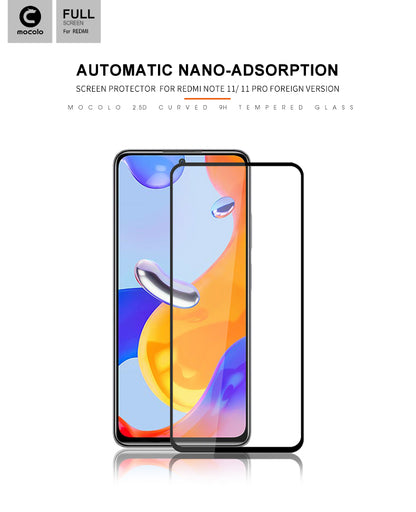 Mocolo 2.5D Full Glue Glass - Apsauginis stiklas, skirtas Xiaomi Redmi Note 11 Pro / Note 11 Pro Plus