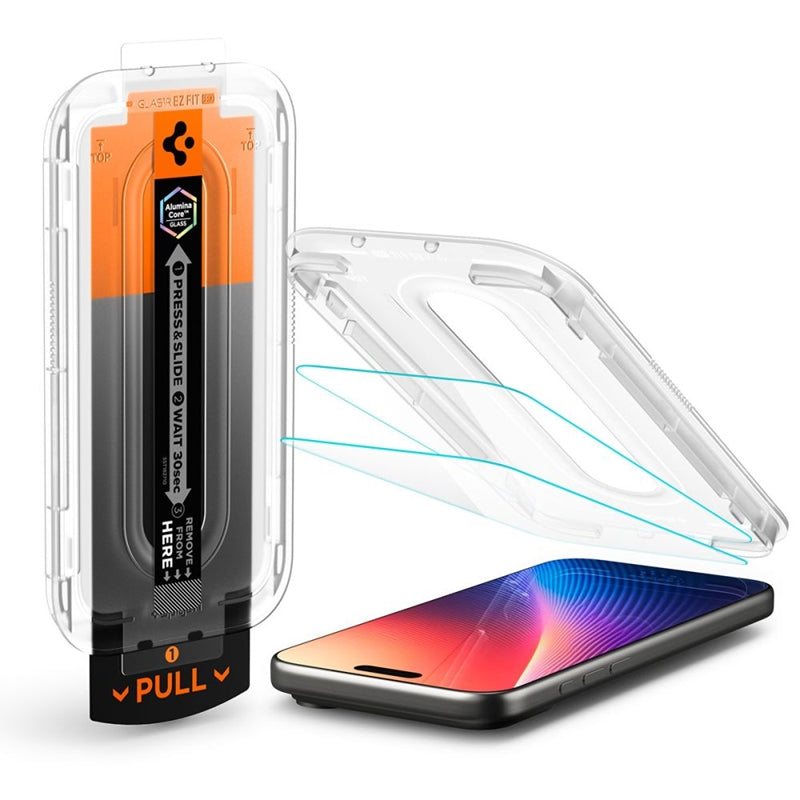 Spigen GLAS.TR EZ Fit Pro - Grūdintas stiklas skirtas iPhone 17 Pro Max / 16 Pro Max