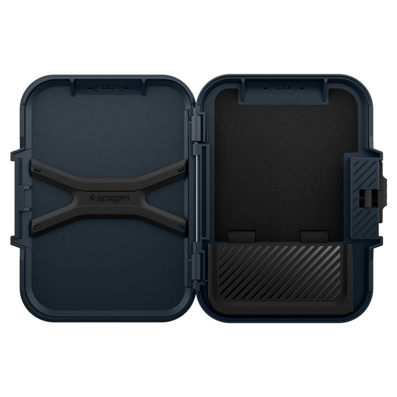 Spigen Lock Fit MagSafe – Magnetinė piniginė (Metalo skalūnas)