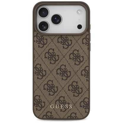 Guess 4G Classic - Dėklas iPhone 17 Pro Max (rudas)