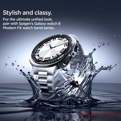 Spigen Bezel Tune Pro Diver - Apsauginis rėmelis Samsung Galaxy Watch 8 44 mm (Juodas)