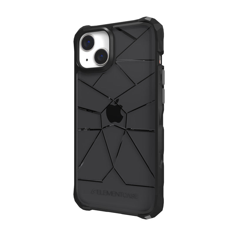 Element Case Special Ops X5 – dėklas, skirtas iPhone 14 Plus (Mil-Spec apsauga nuo kritimo) (dūminis/juodas)