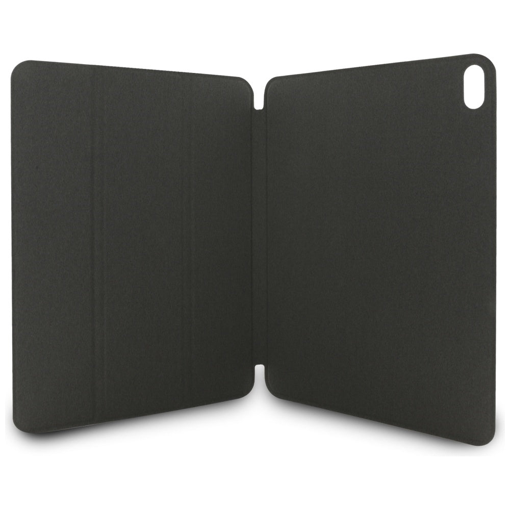 Karl Lagerfeld Book Cover Saffiano Magnetic Karl & Choupette – dėklas iPad Air 11” M3 (2025) / iPad Air 11” M2 (2024) (juodas)