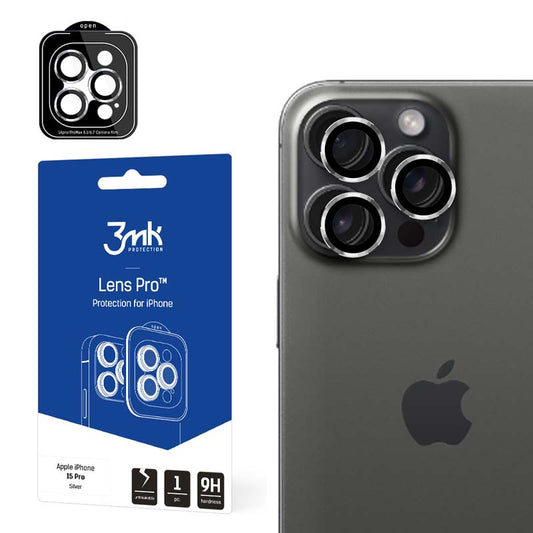 3mk Lens Protection Pro – kameros objektyvo stiklas iPhone 15 Pro