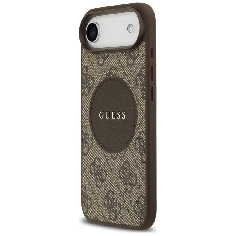 Guess 4G Circle Classic Logo MagSafe – Dėklas iPhone Air (Ruda)
