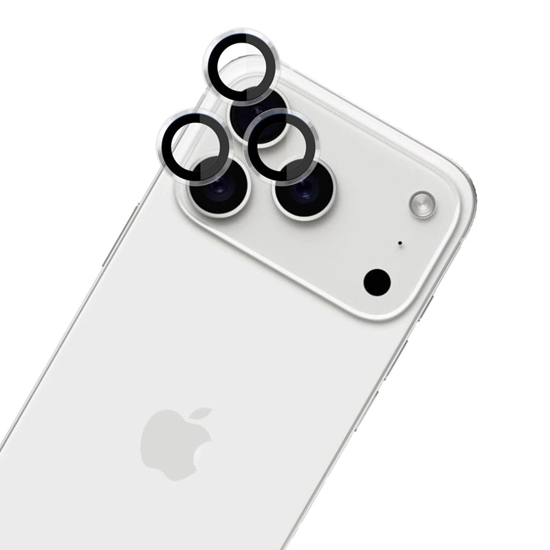 3mk HARDY Objektyvo apsauga Pro - Kameros objektyvo stiklas, skirtas iPhone 17 Pro / iPhone 17 Pro Max (Skaidrus)