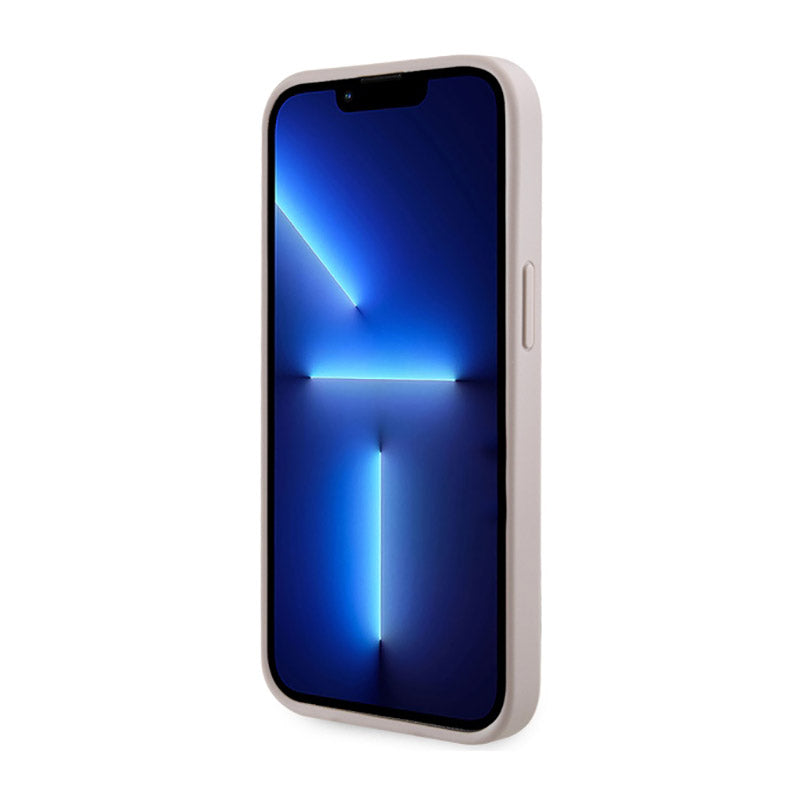 Guess GCube Stripes MagSafe – iPhone 14 Plus dėklas (rožinis)