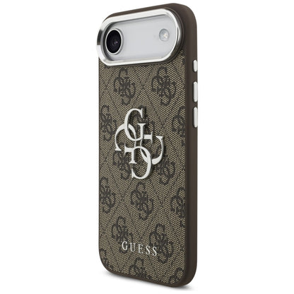Guess 4G Big 4G Classic Logo dėklas iPhone Air (Ruda / Sidabrinė)