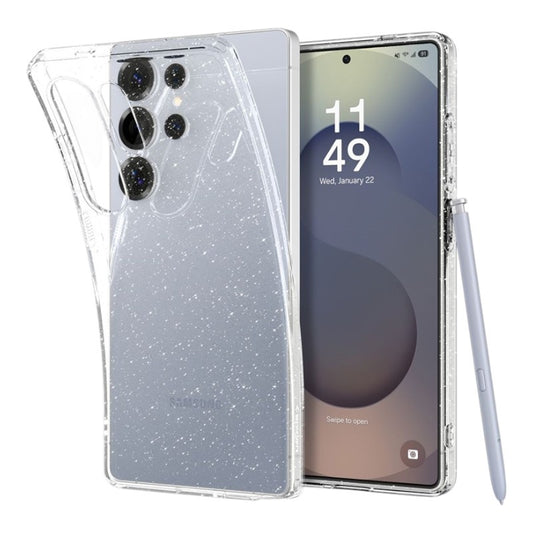 Spigen Liquid Crystal Glitter – dėklas Samsung Galaxy S25 Ultra (skaidrus)