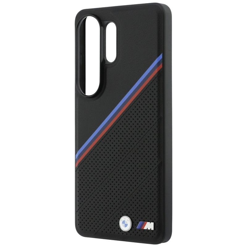 BMW Tricolor Metal Logo MagSafe - Samsung Galaxy S26 Ultra dėklas (juodas)