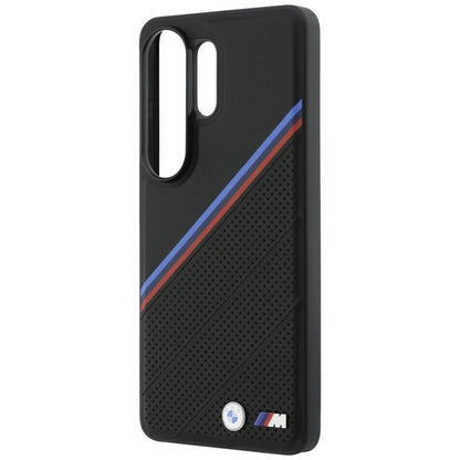 BMW Tricolor Metal Logo MagSafe - Samsung Galaxy S26 Ultra dėklas (juodas)