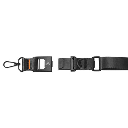 Spigen DA30M Dirželis Per Petį Crossbody – Universalus telefono dirželis / raištis (juodas)