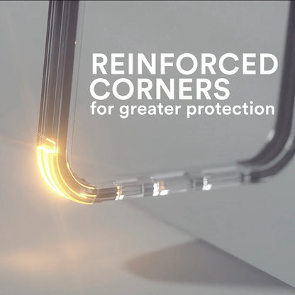 Cellularline Tetra Force Strong Guard – „iPhone 15 Pro“ dėklas su „MICROBAN“ danga (permatomas)