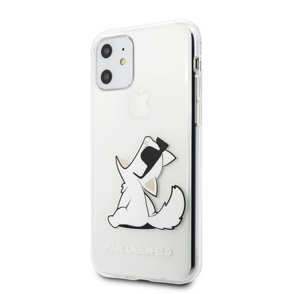 Karl Lagerfeld Choupette Fun – dėklas, skirtas iPhone 11 (skaidrus)