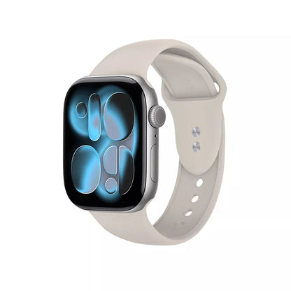Crong Liquid – dirželis Apple Watch 38/40/41/42 mm (akmens smėlio spalvos)