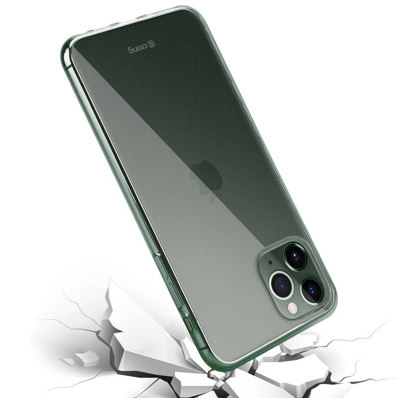 Crong Crystal Slim Cover – Lankstus dėklas, skirtas „iPhone 11 Pro“ (skaidrus)