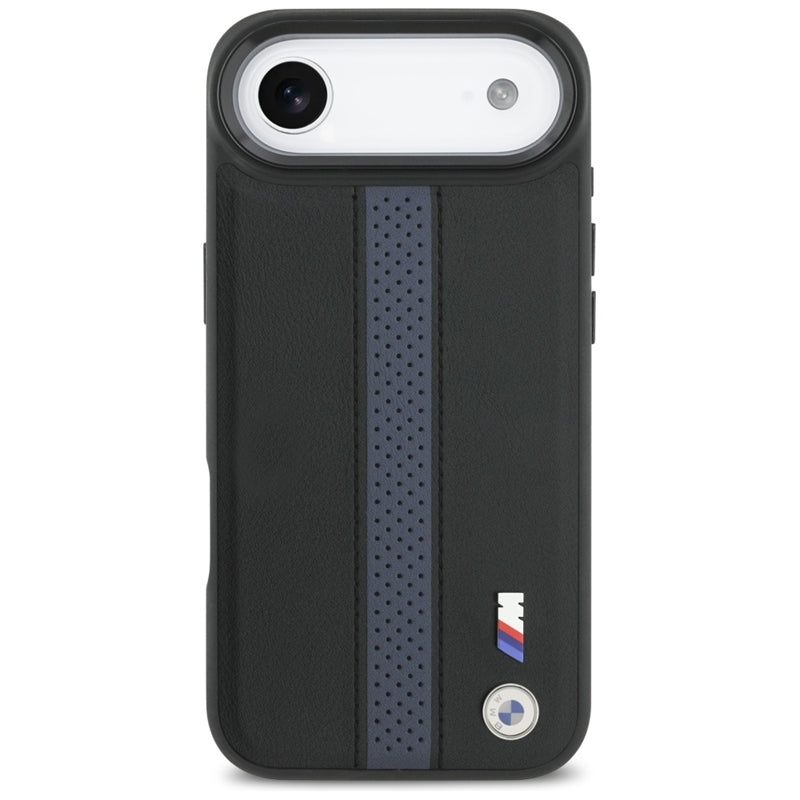 BMW M Perforated Stripe Logo MagSafe dėklas iPhone Air (mėlynas)