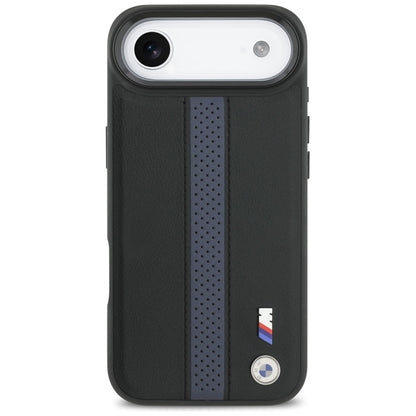 BMW M Perforated Stripe Logo MagSafe dėklas iPhone Air (mėlynas)