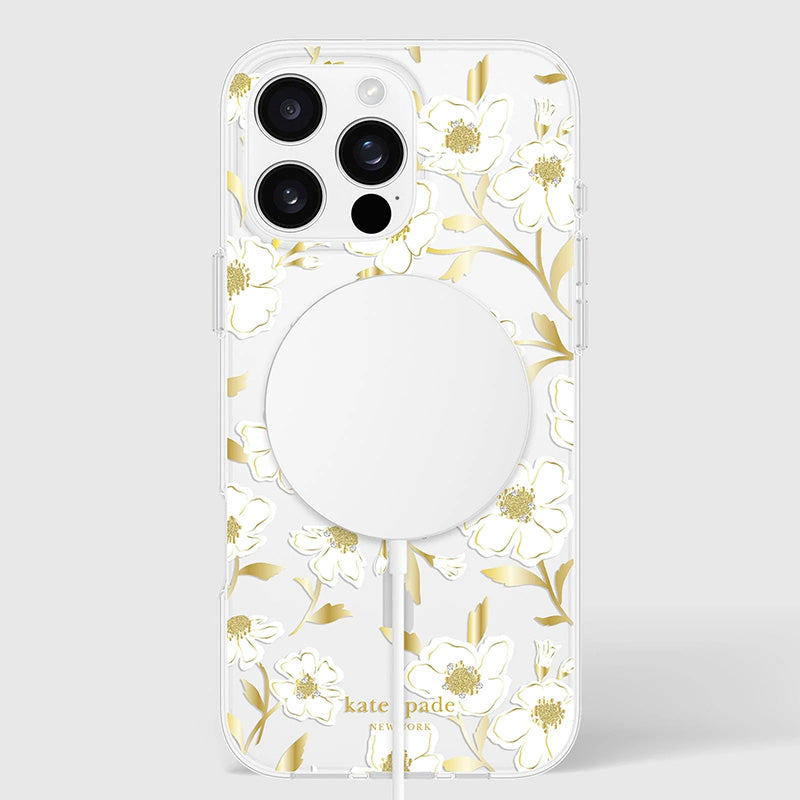Kate Spade New York Protective Gems MagSafe – dėklas, skirtas iPhone 16 Pro Max (Sunshine Floral)