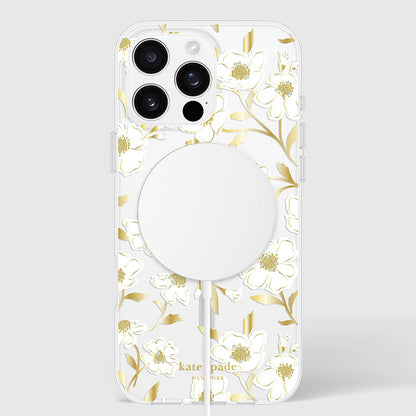 Kate Spade New York Protective Gems MagSafe – dėklas, skirtas iPhone 16 Pro Max (Sunshine Floral)