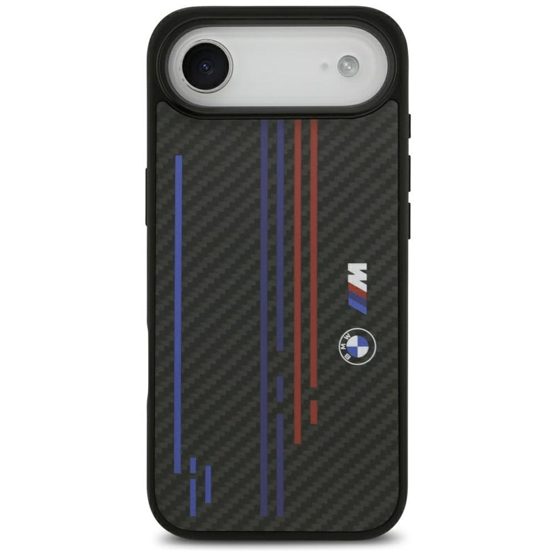BMW M Kevlar linija ir logotipas MagSafe dėklas iPhone Air (juodas)