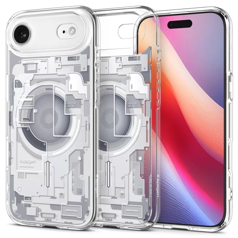 Spigen Ultra Hybrid Mag MagSafe dėklas iPhone Air (Zero One White)