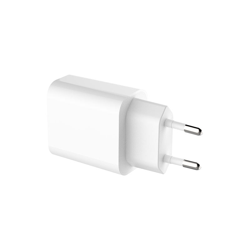 Crong USB-C kelioninis įkroviklis – sieninis įkroviklis USB-C Power Delivery 20W (baltas)