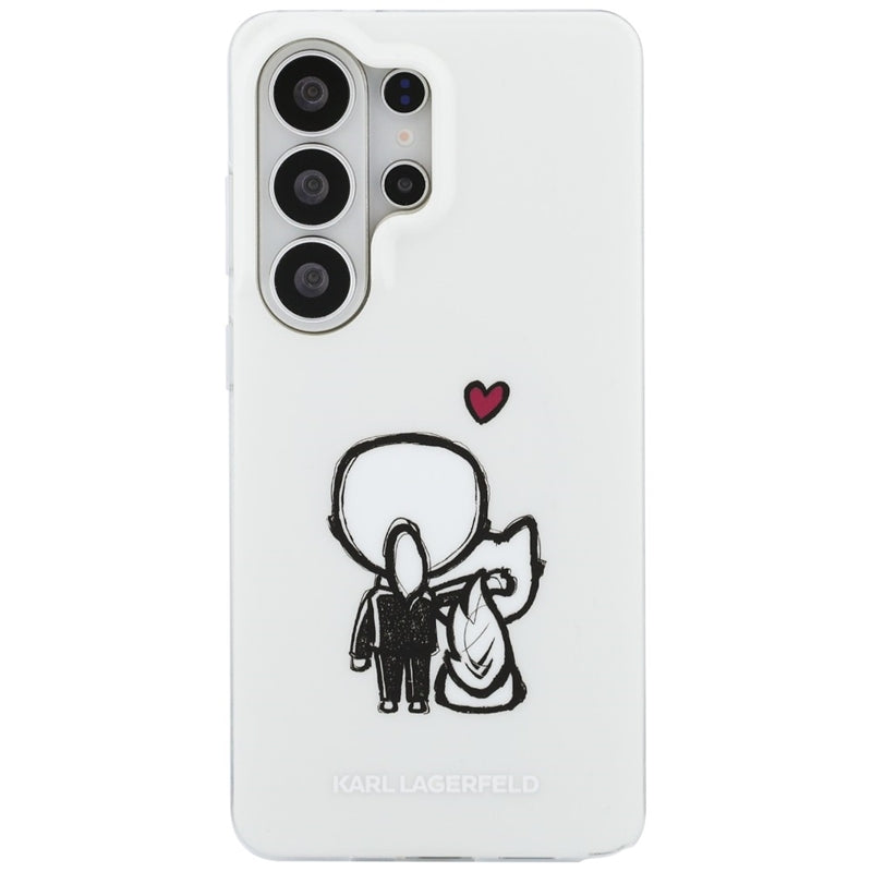 Karl Lagerfeld IML Karl & Choupette MagSafe dėklas - Samsung Galaxy S26 Ultra (Skaidrus)