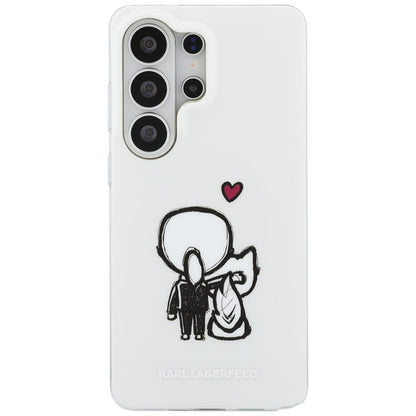 Karl Lagerfeld IML Karl & Choupette MagSafe dėklas - Samsung Galaxy S26 Ultra (Skaidrus)