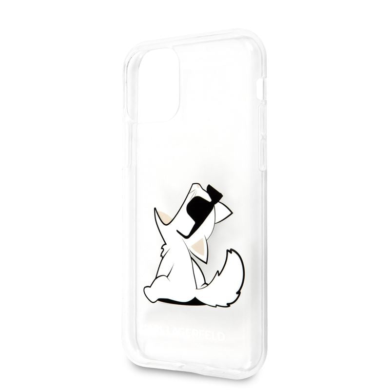 Karl Lagerfeld Choupette Fun – dėklas, skirtas iPhone 11 (skaidrus)