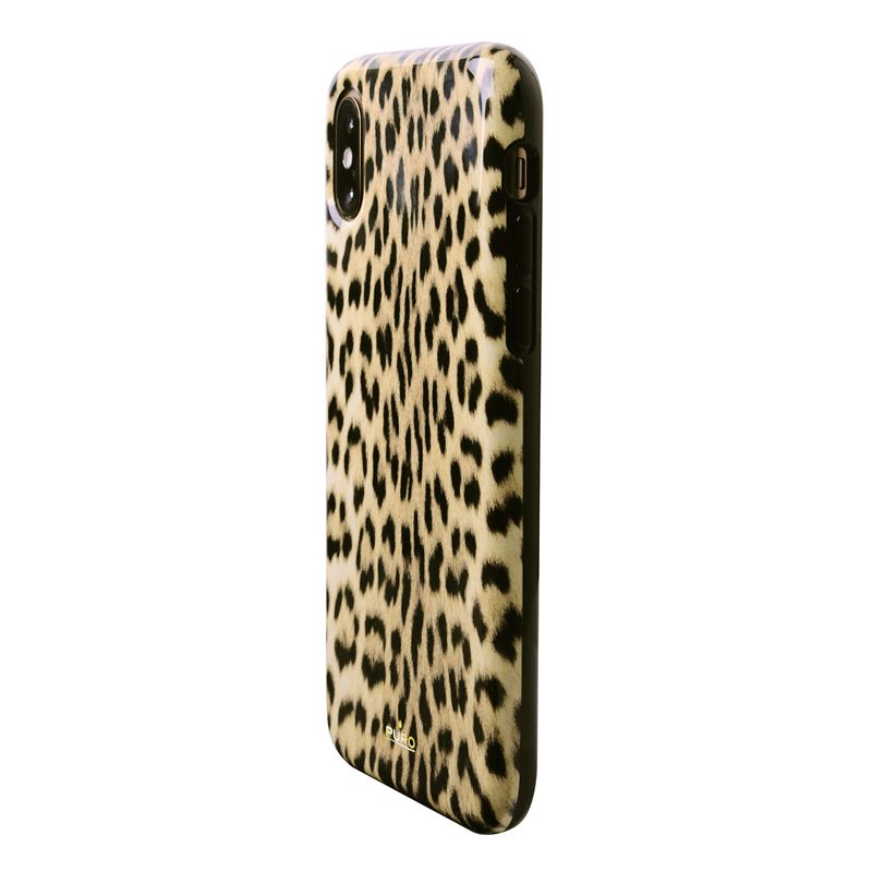 PURO Glam Leopard dėklas - dėklas, skirtas iPhone Xs Max (Leo 1)