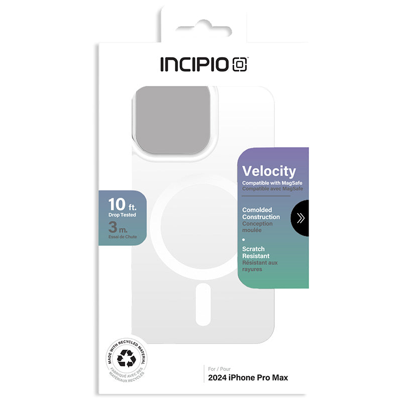 Incipio Velocity MagSafe - Dėklas iPhone 16 Pro Max (Skaidrus)