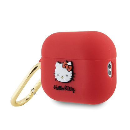 Hello Kitty silikoninis 3D „Kitty“ galvos dėklas, skirtas „AirPods Pro 2“ (fuksija)