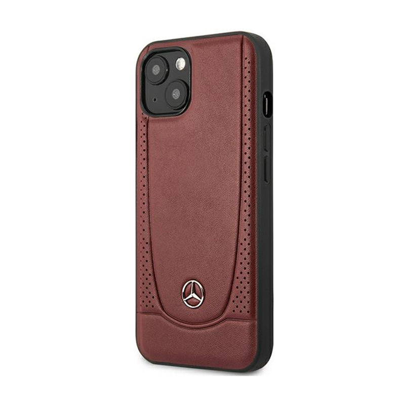 Mercedes Leather Urban Line – Dėklas iPhone 15 (raudonas)