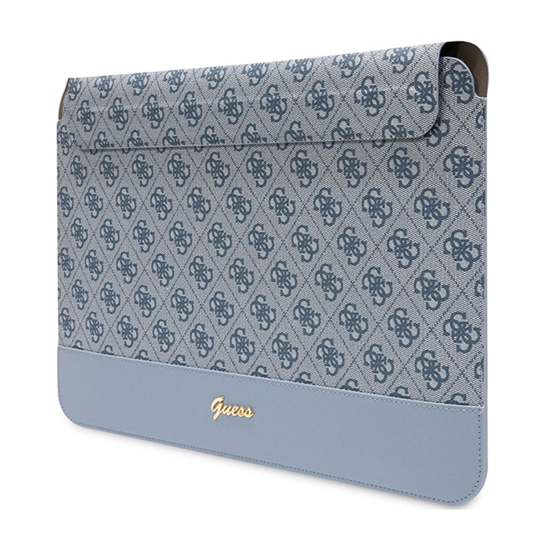 Guess 4G Stripe Metal Logo kompiuterio dėklas – 14 colių nešiojamojo kompiuterio dėklas (mėlynas)